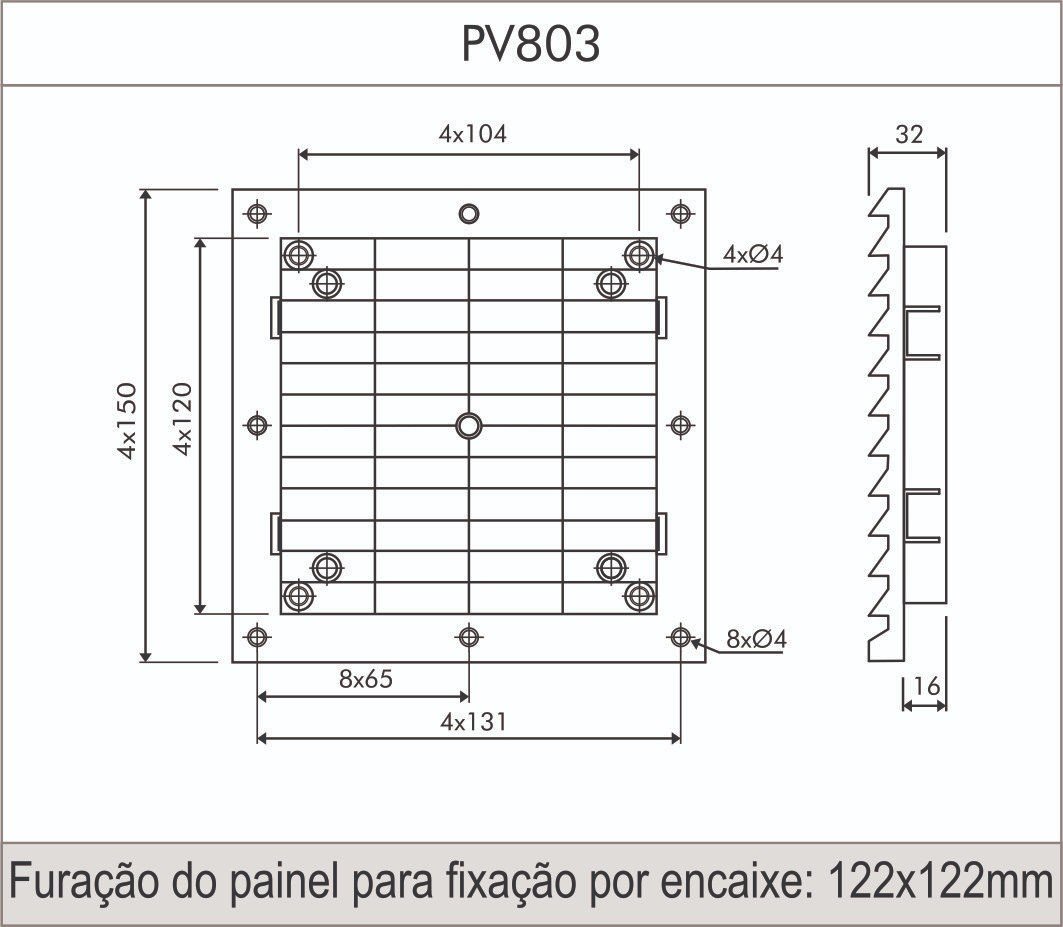 Mini Ventilatore Assiale 80x80x25mm 13W 220Vca Con Supporto A Bronzine