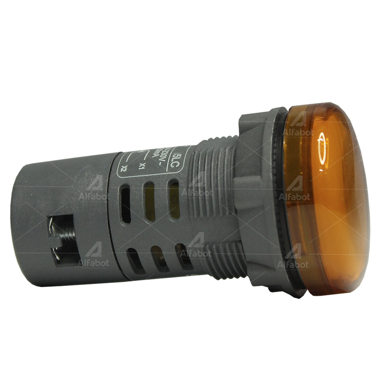 Sinaleiro Led Laranja 22mm 24VCA/CC - XA2EVB5LC