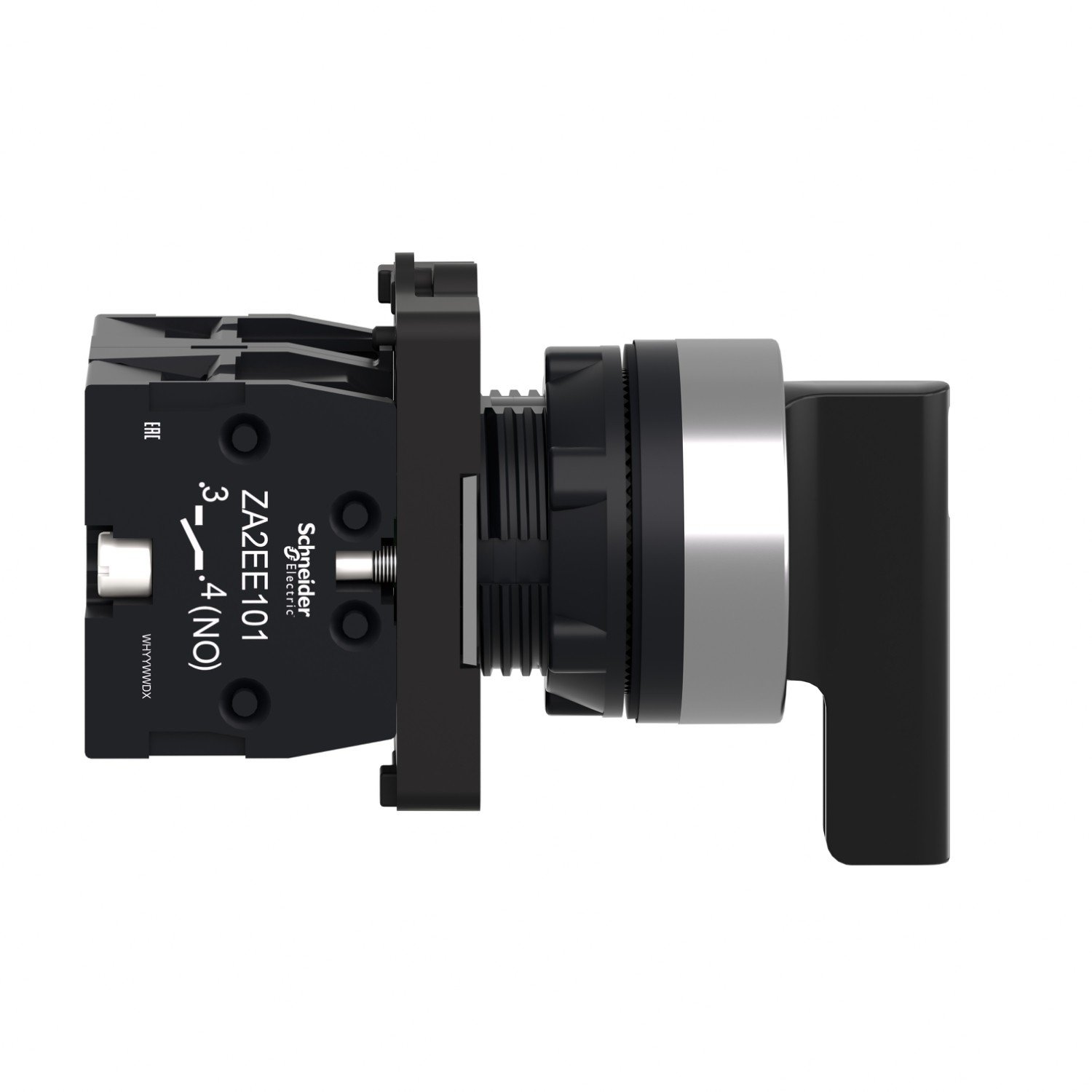 Chave Seletora 22mm 3 Posições Retorno por Mola Manopla Longa 2NA