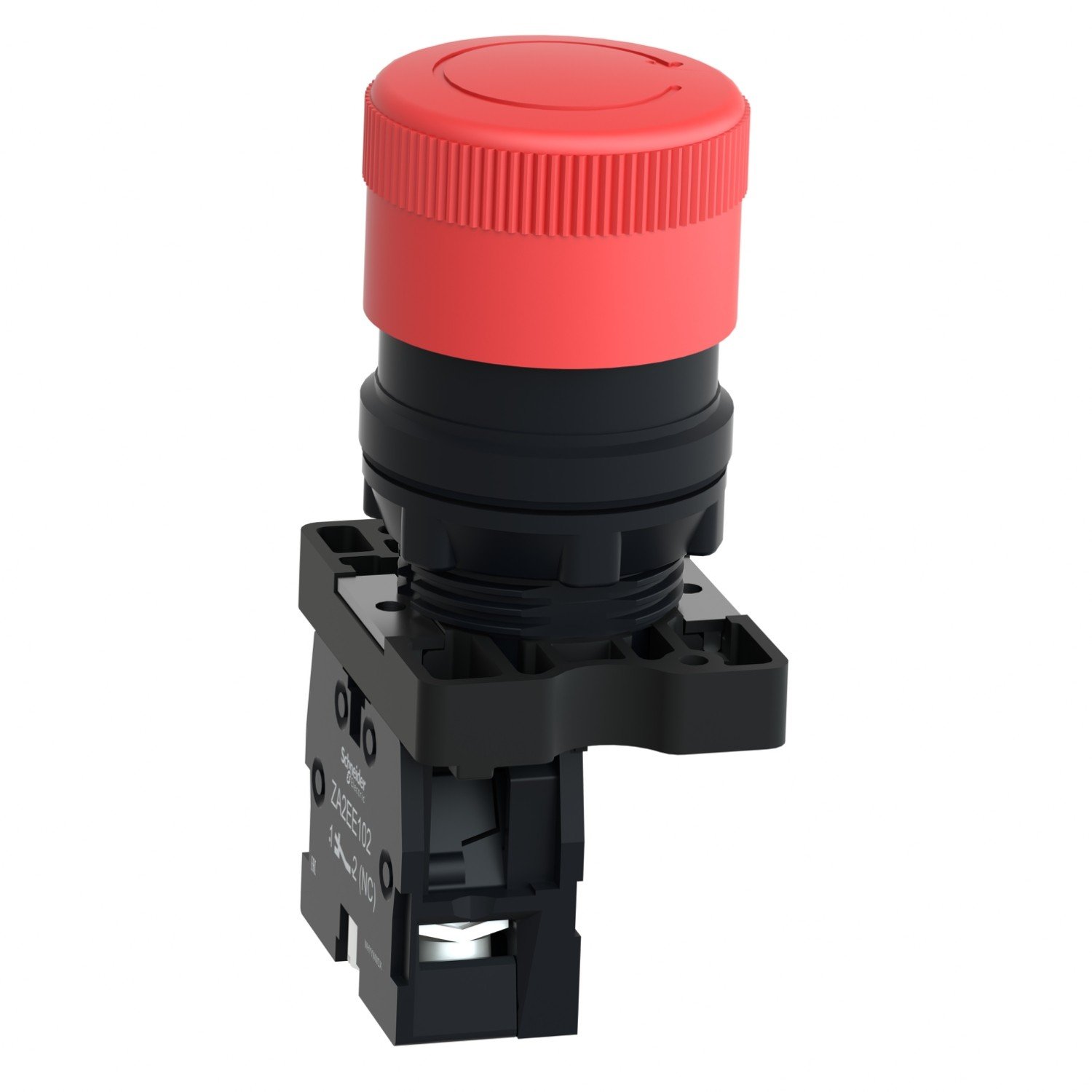 Botão Cogumelo Emergência Girar para Destravar 22mm Ø30 1NF - XA2ES442