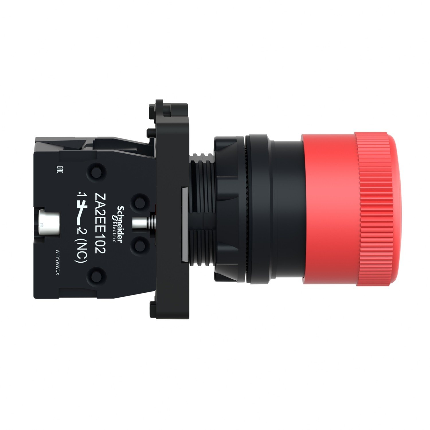 Botão Cogumelo Emergência Girar para Destravar 22mm Ø30 1NF - XA2ES442