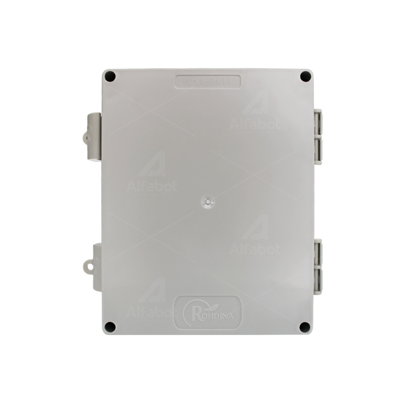 Caixa Plástica Tampo Opaco 190x150x110mm - Rohdina