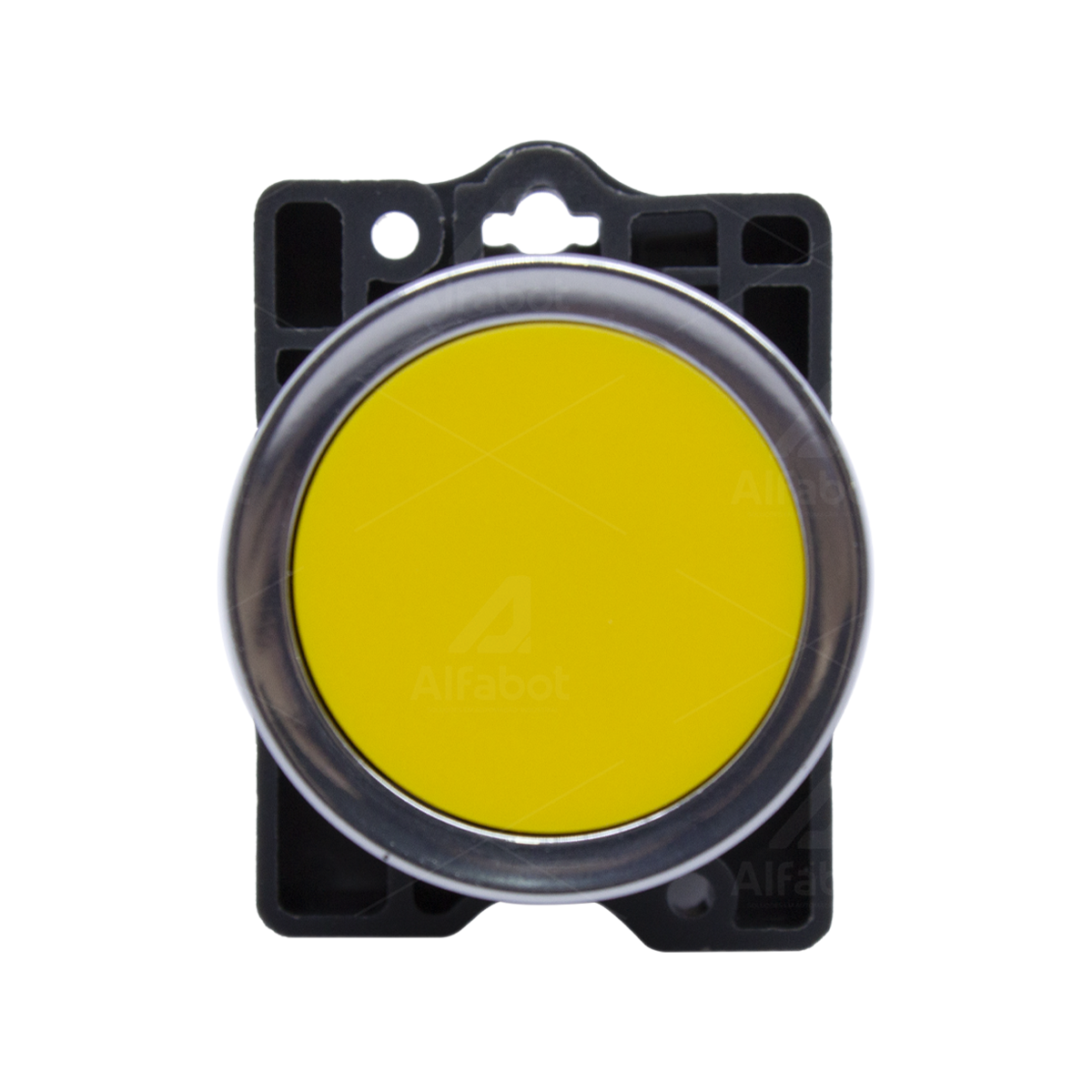 Botão com Retenção Amarelo 22mm 1NA - XA2EH051